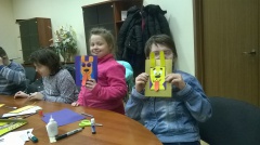 2 декабря волонтеры помогали в проведении мастер-класса для детей с ограниченными возможностями здоровья.