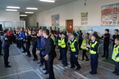            Сотрудники Госавтоинспекции для воспитанников подшефного детского дома в осенние каникулы проводят профилактические мероприятия.