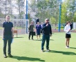 Сегодня на территории первой средней прошли военно-патриотические соревнования «Зарница»