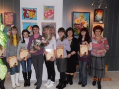 Выставка батика «Дивный сад».