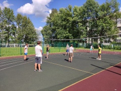 Турнир по волейболу среди дворовых команд