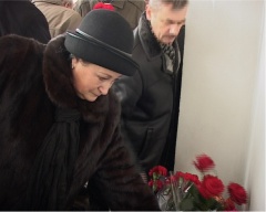 Торжественная церемония открытия мемориальной доски.