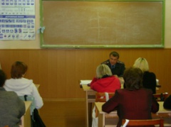 Встреча начальника ОГИБДД  Гаврилов-Ямского ОМВД России А.Н.Тощигина  с жителями города.