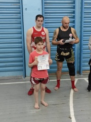 Показательная тренировка по Тайскому боксу в рамках проекта «Спорт против наркотиков и пропаганды здорового образа жизни». 