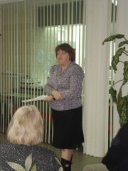 Встреча социальных работников  с  председателем Территориальной избирательной комиссии. 