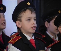 Кадеты-железнодорожники приняли присягу на верность Родине 