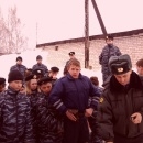 Марш бросок юных полицейских.