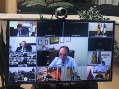 Глава района принял участие в заседании оперативного штаба Ярославской области по борьбе с распространением коронавирусной инфекции.