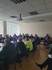  Андрей Забаев совместно с депутатом Ярославской областной Думы Николаем Бируком и Главой городского поселения Гаврилов-Ям Александром Тощигиным встретился с руководителями подразделений и цехов машиностроительного завода «Агат»