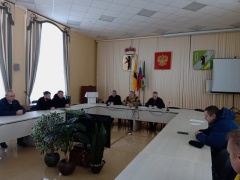 Заседание рабочей группы комиссии по предупреждению и ликвидации чрезвычайных ситуаций.