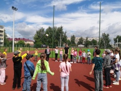 Андрей Забаев посетил лагерь с дневным пребыванием детей