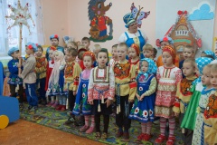 Рождественские колядки участников КЛО «Возрождение» МБУ ЦНТ. 