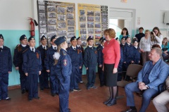 В Гаврилов-Ямском районе состоялось торжественное принятие в кадеты Госавтоинспекции.