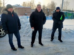 Глава района Алексей Комаров посетил Среднюю школу № 3