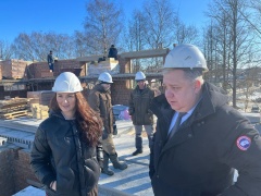 Рабочая встреча Алексея Комарова с куратором Гаврилов-Ямского района Верой Даргель