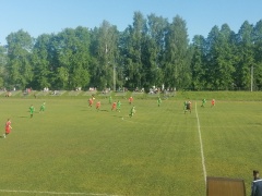 Сегодня на стадионе «Труд» прошел очередной матч турнира межрегиональной федерации футбола «Золотое кольцо»