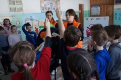             Педагоги региональная «Лаборатория безопасности» проводят профилактические уроки в ресурсном центре по профилактике безопасности дорожного  движении Гаврилов-Ямского района