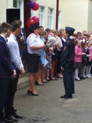 Кадеты Госавтоинспекции приняли участие в торжественных мероприятиях в День Знаний.